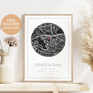 Cadeau d'un an, cadeau de mariage personnalisé, anniversaire, carte de fiançailles, cadeau pour couple, petite amie, cadeau pour femme, mari,