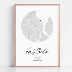 where we first met location map