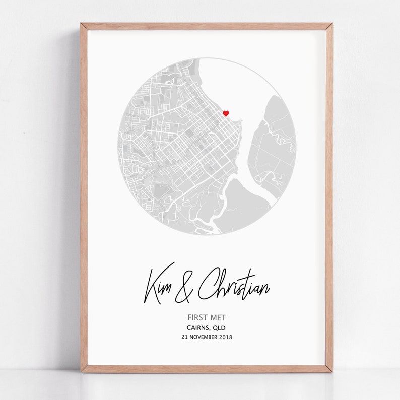 where we first met location map