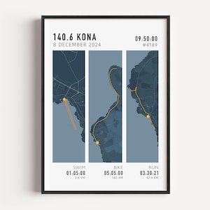 any triathlon map poster run route print Any ironman, Strava Route, Custom triathlon Route Map Print, ironman 70.3, ironman 140.6