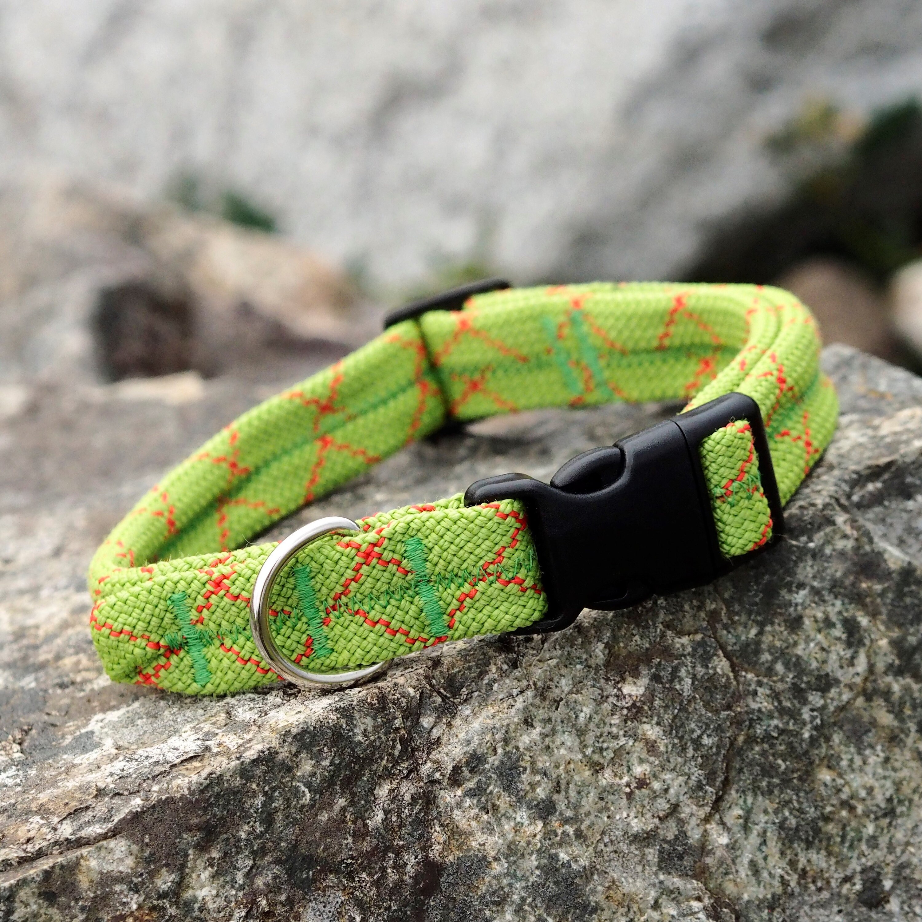 climbing rope dog collar