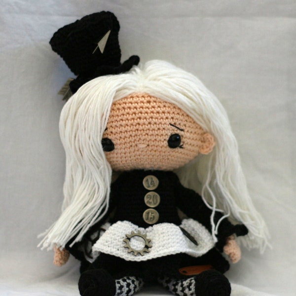 Lisette Steampunk Amigurumi Puppe