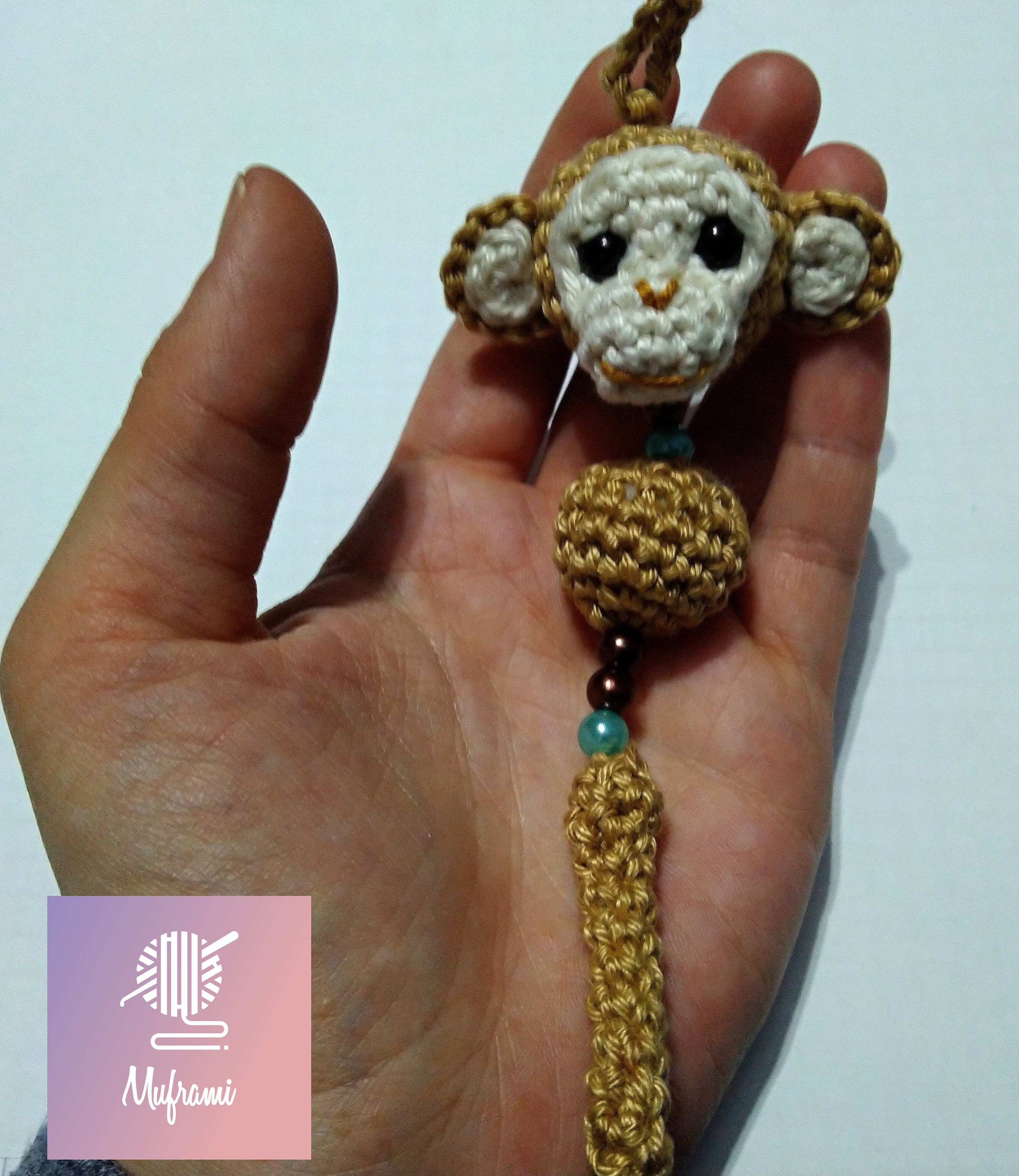Crochet Monkey Keychain Pattern PDF Etsy Ireland