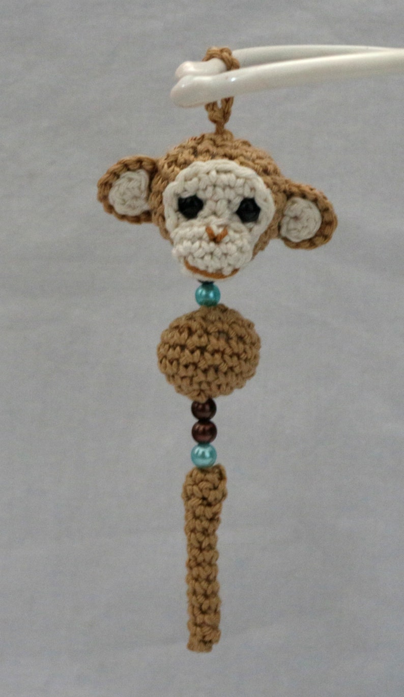 Crochet Monkey Keychain Pattern PDF Etsy Ireland