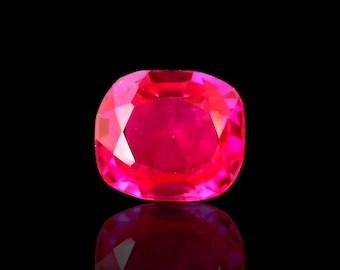 Kamień szlachetny z szafiru różowego o szlifie poduszkowym o masie 8,25 ct | 12×10,9×6,1 mm | Elegancki różowy kamień do pierścionków, wisiorków i biżuterii na zamówienie