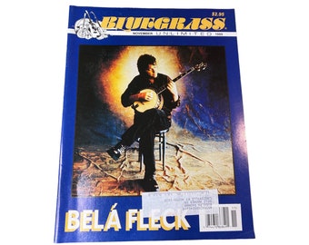 BLUEGRASS UNLIMITED Magazine - November 1999! Country Music News and History w/ great concert ads! Belá Fleck on cover!