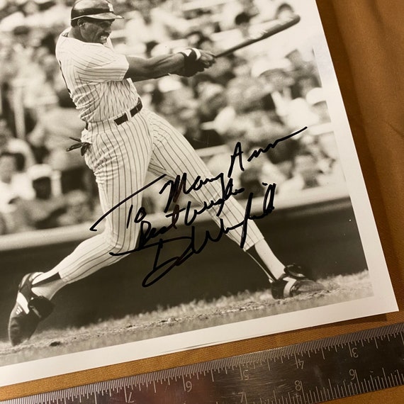 DAVE WINFIELD Autographed 8x10 Vintage Promo Photo Legendary 