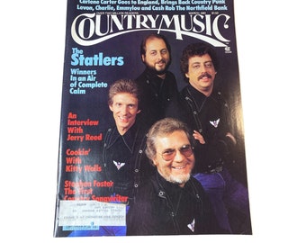 COUNTRY MUSIC MAGAZINE - March 1981! Country Music News and History w/ great advertisements! Featuring Statler Brothers on cover!