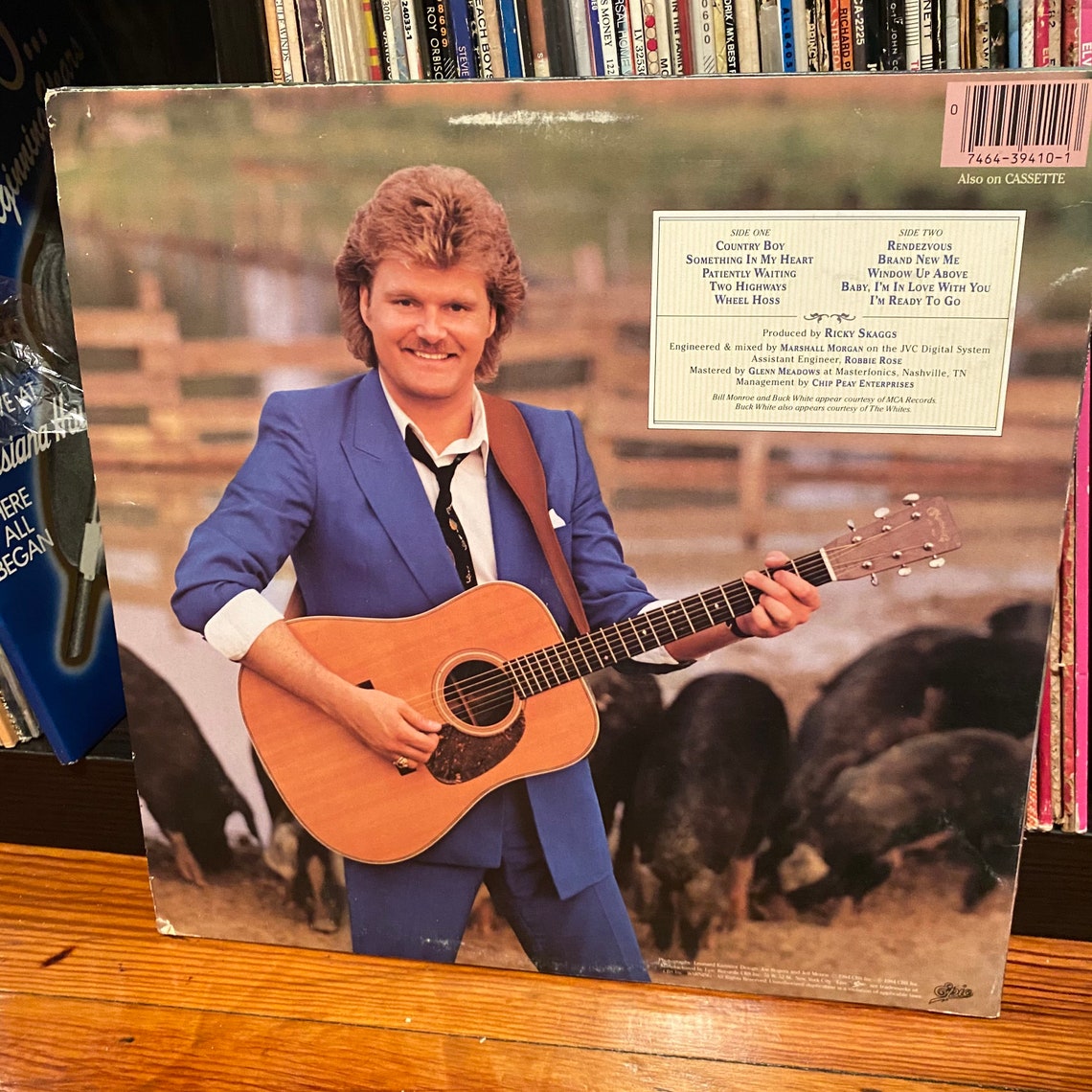 RICKY SKAGGS Autografato Country Boy Epic Label Etsy