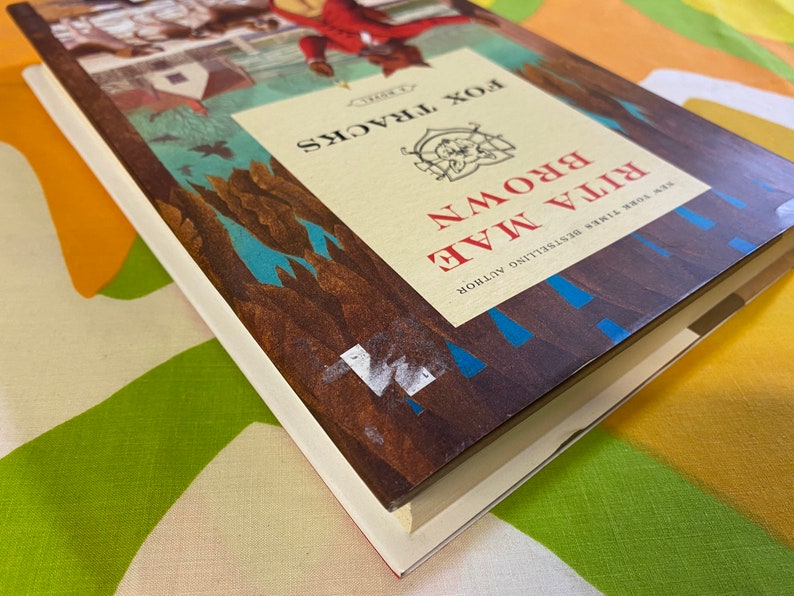 RITA MAE BROWN Autographed Copy \u201cFox Tracks\u201d Book New York Times Best Selling Author of Sneaky Pie Brown Novels 100/% Authentic!