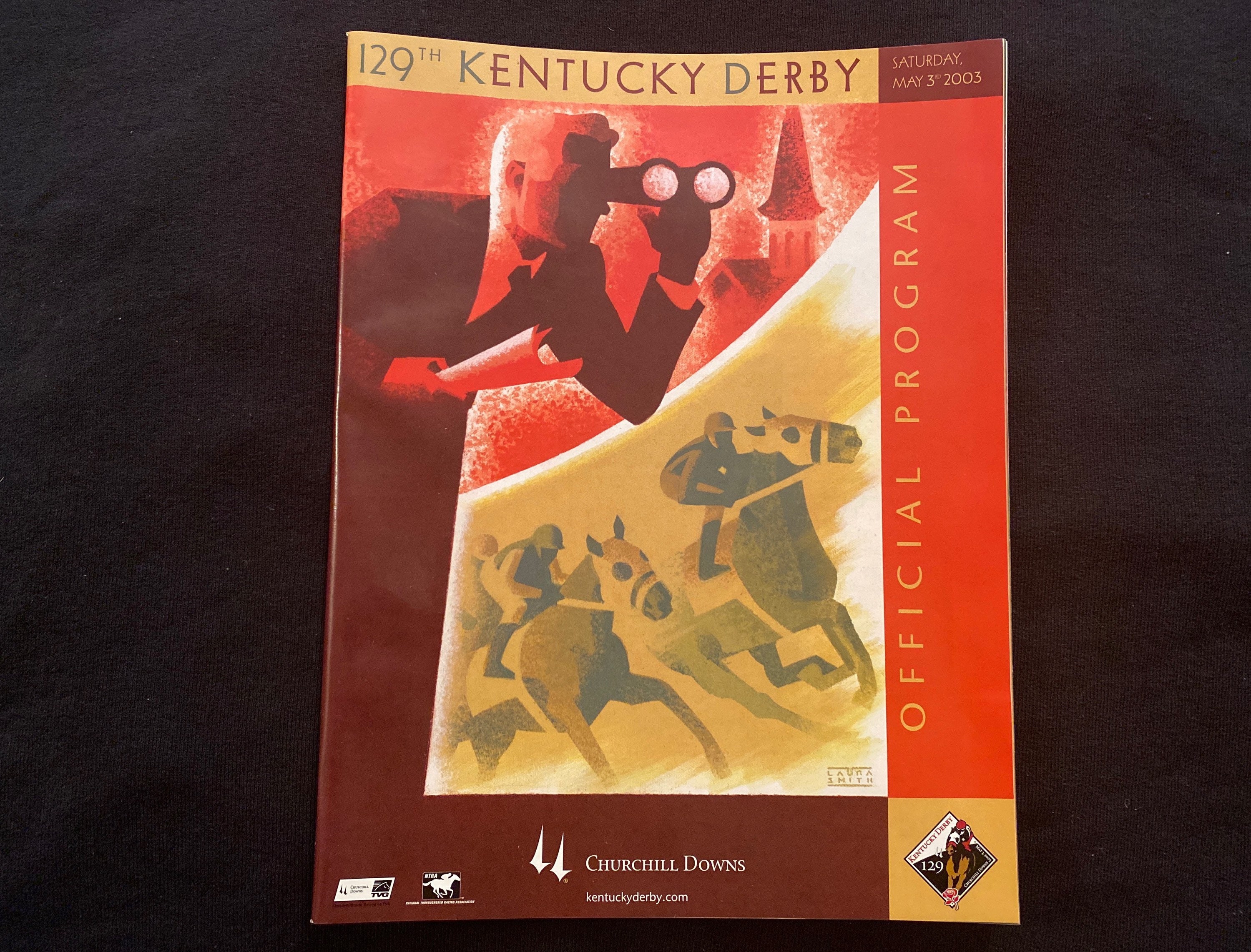 3 maggio 2003 Il 129o KENTUCKY DERBY Official Program and Etsy Italia