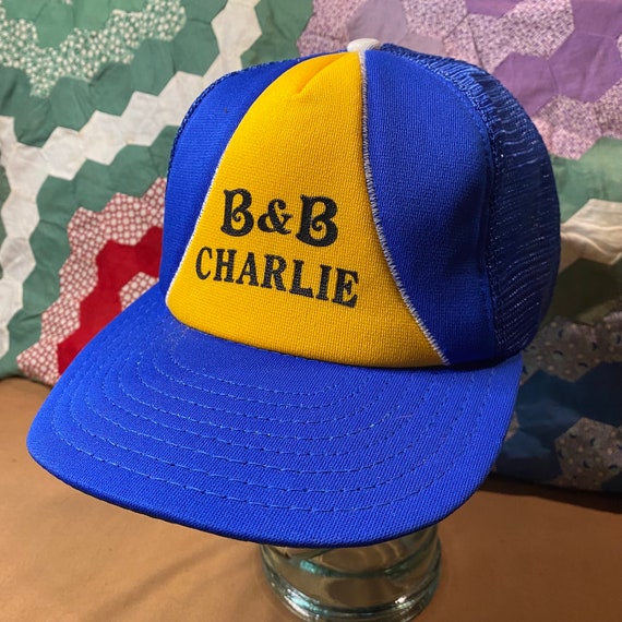 Vintage 1980’s “B&B Charlie” Trucker-Style Baseba… - image 1