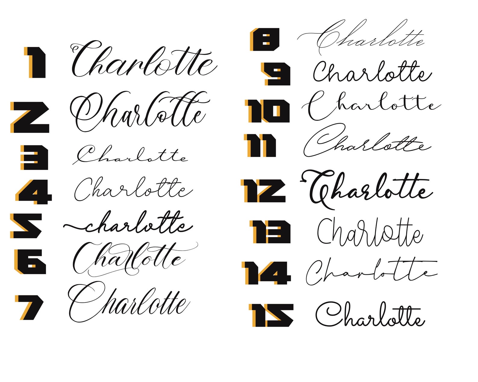 BUY 2 and GET 3 Custom Tattoo Arrow Name Design/ Personalized Etsy