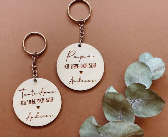 Keyring for Dad, Bedanken, Papa Geschenk, Geshenkgraviert