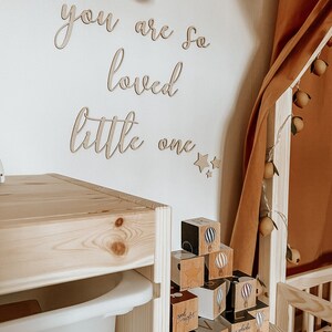 You Are so Loved Little One, Inschrift an Der Wand, Babyzimmer ...