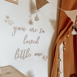 You Are so Loved Little One, Inschrift an Der Wand, Babyzimmer ...