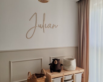 Wooden Name Sign – prénom personnalisé en bois – Namensschild aus Holz – Custom Baby Name Wall Decor