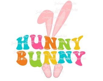 Hunny Bunny SVG, Easter Bunny PNG, Happy Easter SVG Digital Download