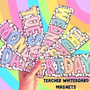 Teacher Whiteboard Magnets Titles Set