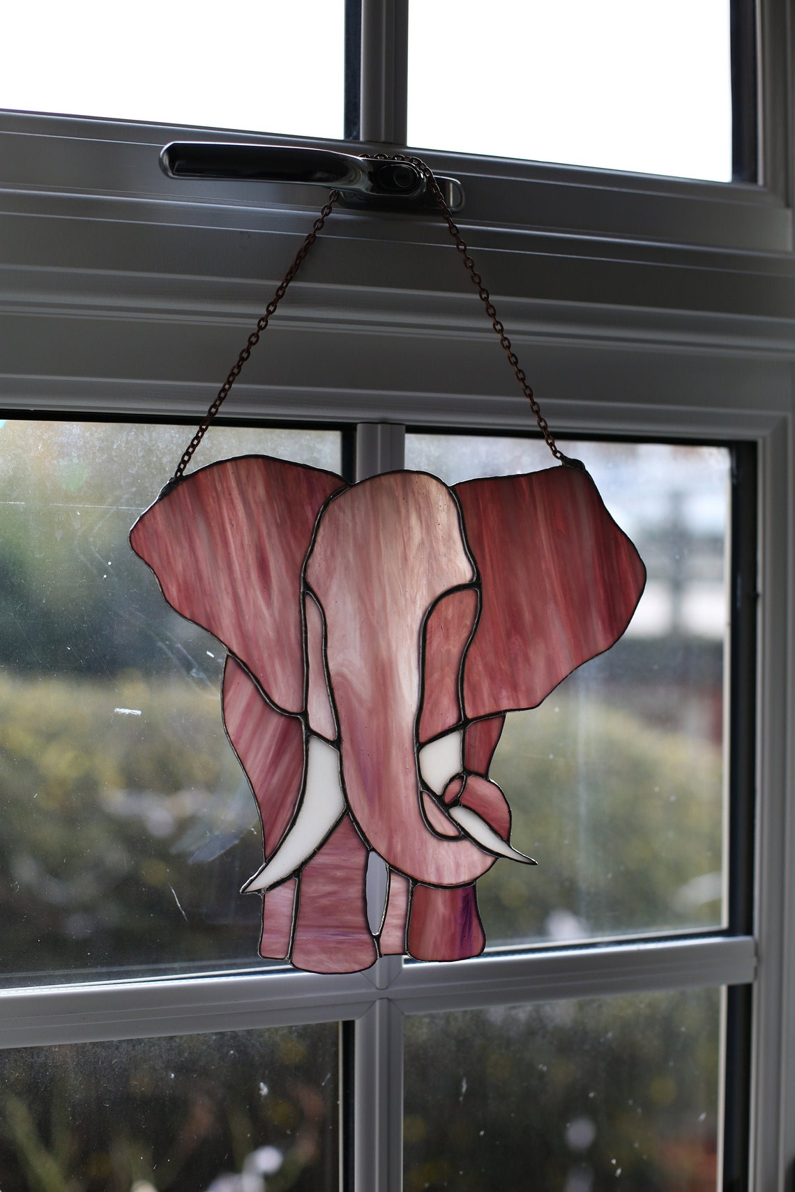 Stained Glass Elephant, Sun Catcher Etsy