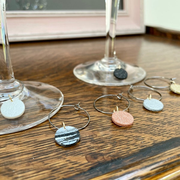 Handmade Wine Charms Etsy