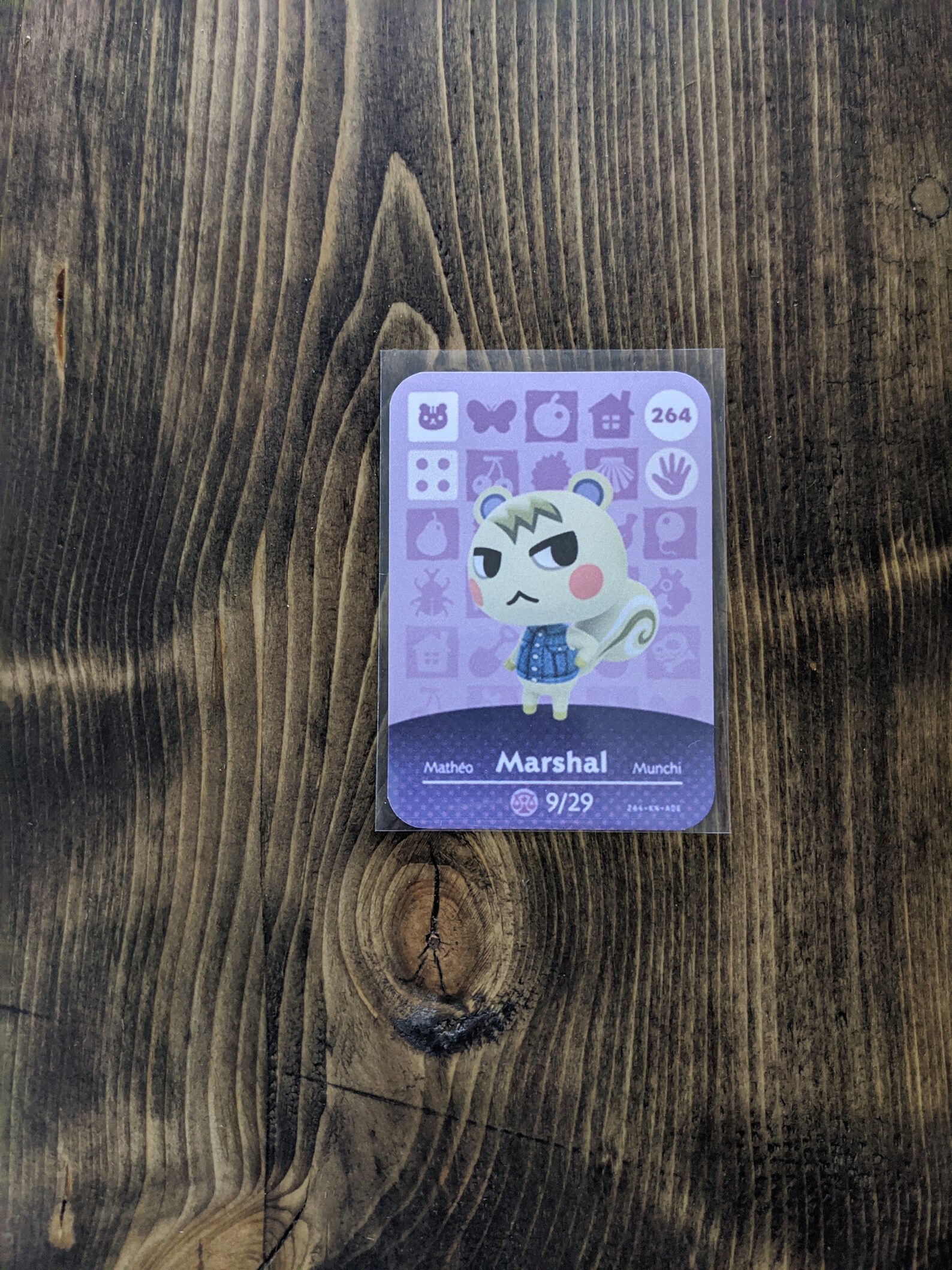 MARSHAL Animal Crossing Amiibo Cards NFC Amiibo Cards | Etsy