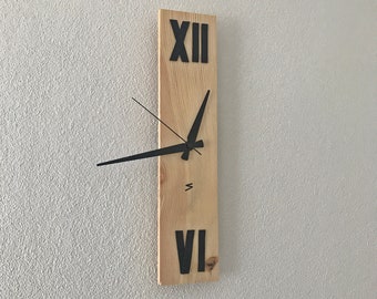 Clocks For Wall, Modern Wall Clocks, Leather Wall Clocks Decor, Wood Decor, Handmade Craft, Black Clocks, Colourful Minimalist, Handcrafted