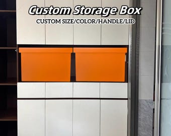 Custom size leather storage box with lid,square car storage box with handle,hallway storage box,children's toy storage box,multiple colors