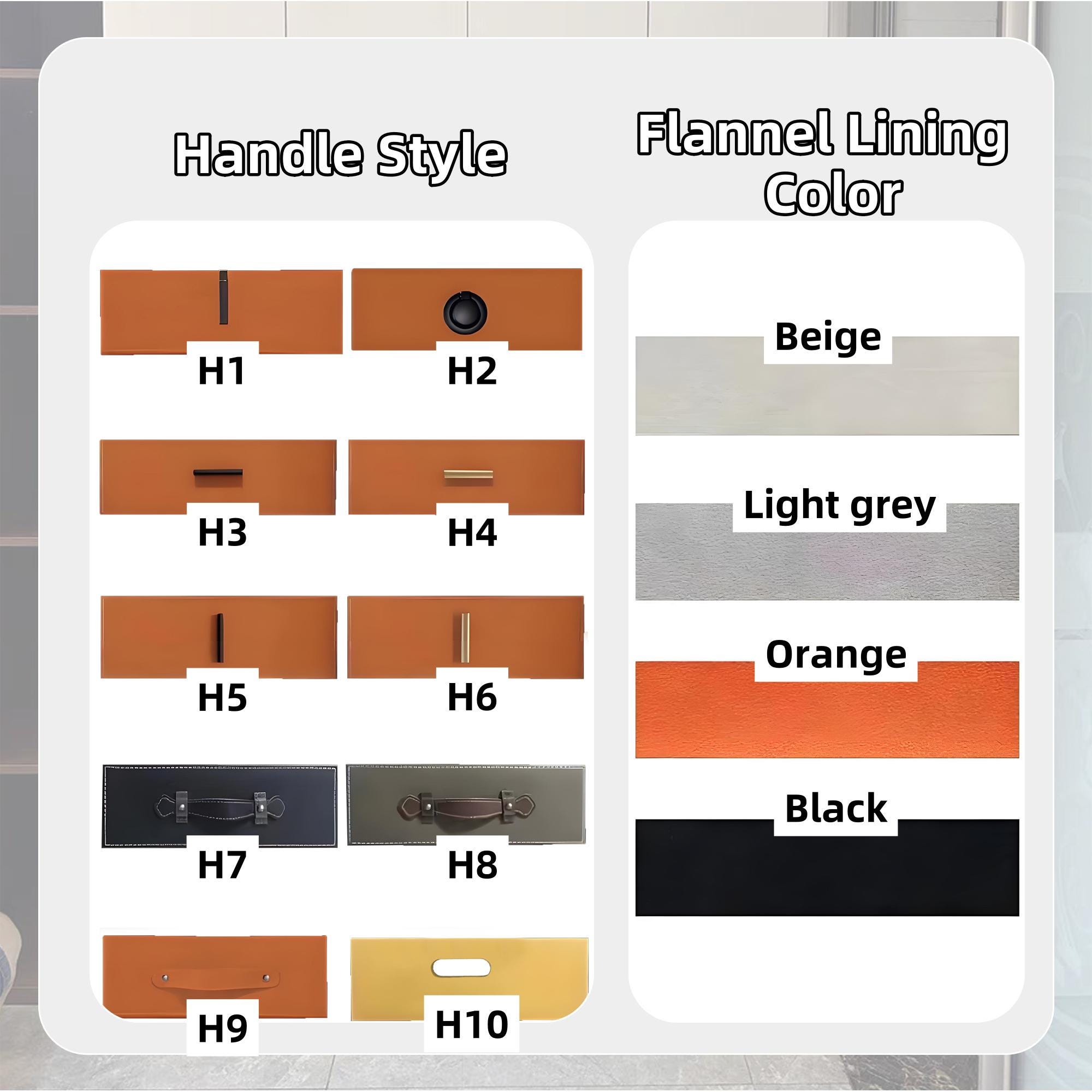 手作りのカスタムサイズの革製収納ボックス（蓋と仕切り付き