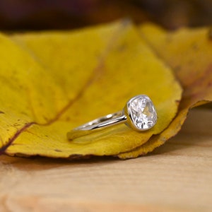 2ct Gold Square Diamond Engagement Ring, Bridal Ring, Bridesmaid ...