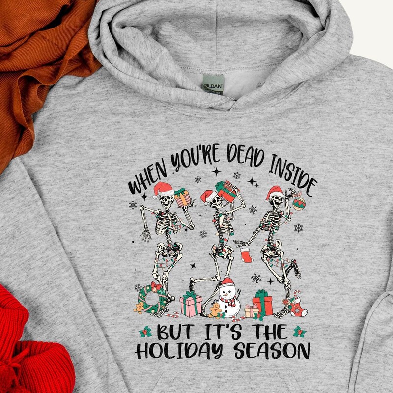 When You Dead Inside But It's Christmas Ugly Christmas Sweater main image 1
