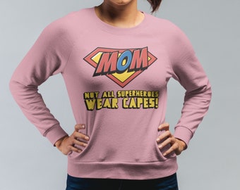 Felpa con cappuccio Superhero Mom, regalo per la festa della mamma