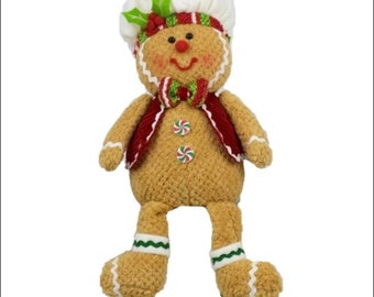 large plush gingerbread man