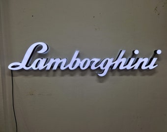 Lamborghini LED Schild