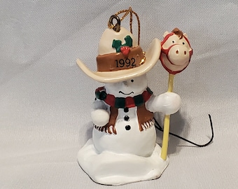 American Greetings Forget Me Not Ornanment "Mr Snowman - 1992" (1992)