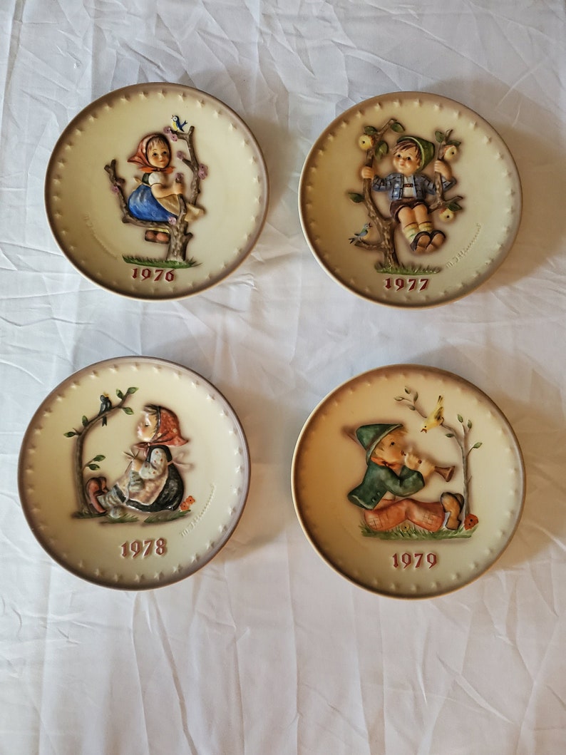 Vintage MJ Hummel Annual Plates 1970s Sold Individually image 1