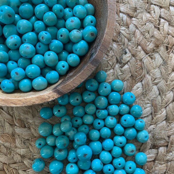 Turquoise Acai Seeds, Natural Acai Seeds, Seed Jewelry, Colombian Seeds, Craft Supplies, 8-10 mm Acai Seeds, Pack of 100 Seeds