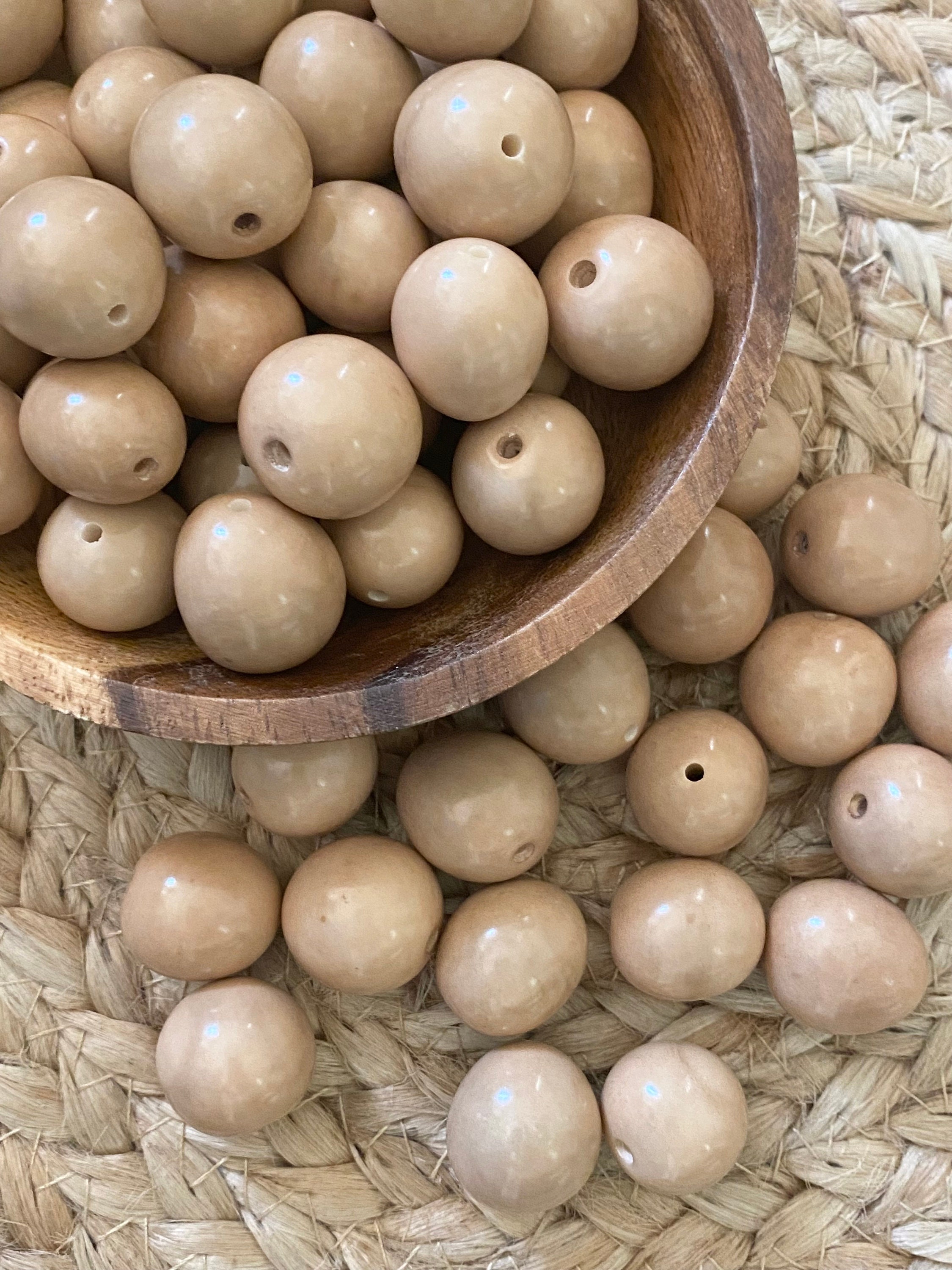 Khaki Bombona Seeds, Colombian Seeds, Seed Jewelry, Jewelry Making, Jewelry Supplies, Pack of 20 Seeds