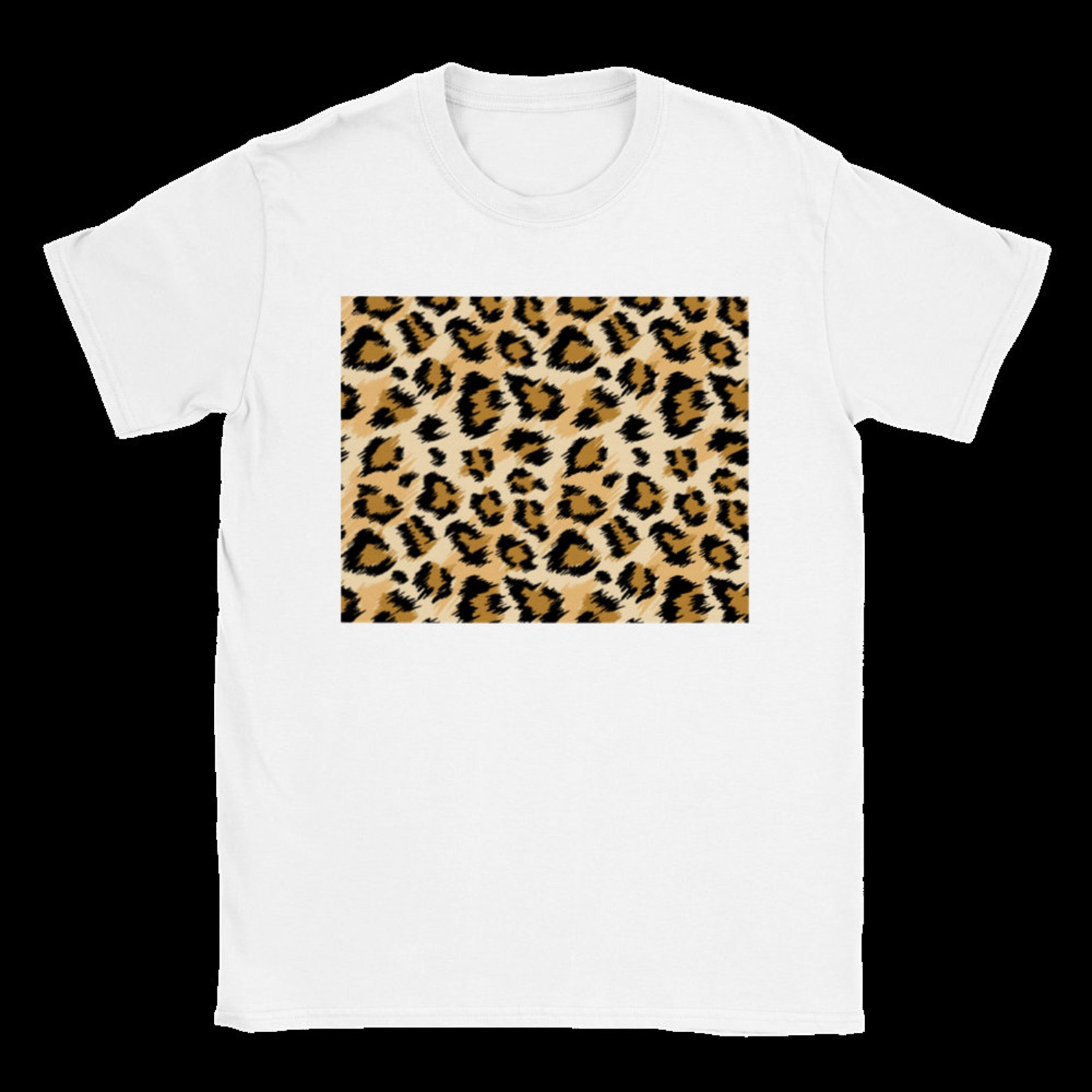 Leopard print Classic Unisex Crewneck T-shirt animal print t | Etsy