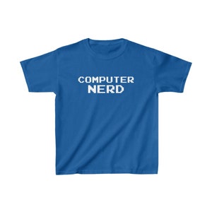 Computer Nerd Youth T Shirt, Nerdy Geeky Gift, Nerd Geek Geekery, Geek Gear image 4