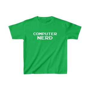 Computer Nerd Youth T Shirt, Nerdy Geeky Gift, Nerd Geek Geekery, Geek Gear image 7