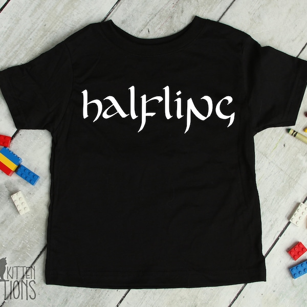 Halfling Toddler Shirt, Nerdy Geeky Gift, Nerd Geek Geekery, Geek Gear, Fantasy Literary Bookish Gift