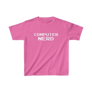 Computer Nerd Youth T Shirt, Nerdy Geeky Gift, Nerd Geek Geekery, Geek Gear image 5