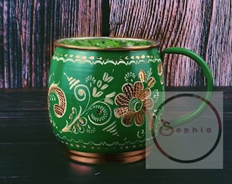 Paykoc Imports Backwards Distilling Co Made in Turkey Vintage Solid Copper Mug 