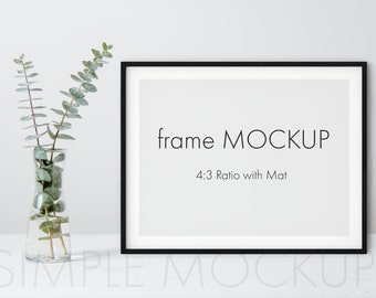 Frame Mockup Landscape Etsy