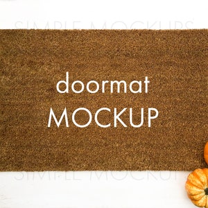 Download Add Your Designs Onto This Coir Doormat Mock Up Door Mat Mockup Blank Doormat On Wood Floor Background Jpeg And Png Doormat Mockup Art Collectibles Photography Leadcampus Org
