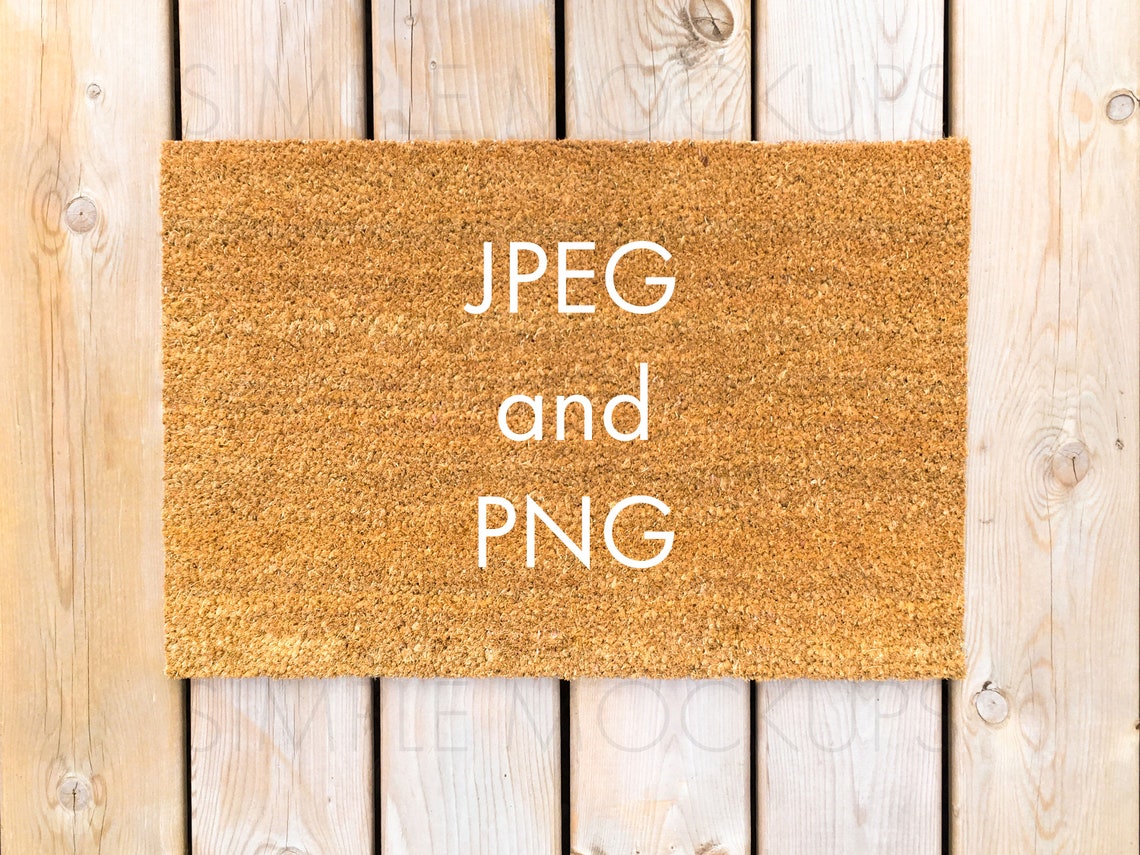 Doormat Mockup Door Mat Mockup Blank Doormat on Wood Floor Etsy