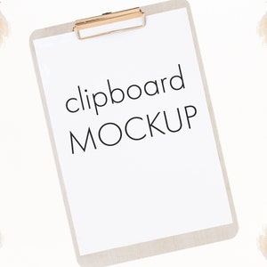 Psd smart object Showcase your work online with digital mockups Png A4 clipboard mockup Jpeg instant download