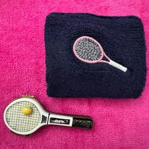 TENNIS wrist sweatband - embroidered premium quality - teams - events - gifts - captain