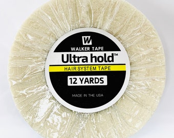 Walker Ultra Halten Klebeband Rolle Starke Spitze Perücke Toupee Haar Befestigung Ersatz 1/2 Zoll breit 12 Meter Lang